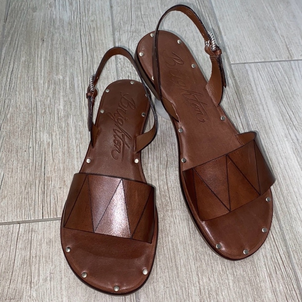 Brighton Asbury Caramel Sandals - Picture 1 of 9